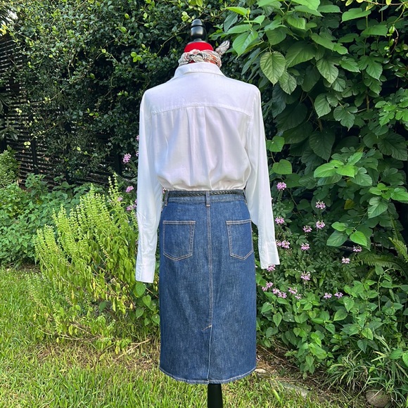 J Crew Denim Pencil Skirt 29 - Picture 9 of 13